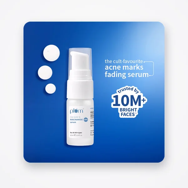 Plum 10% Niacinamide & Rice Water Brightening Face Serum