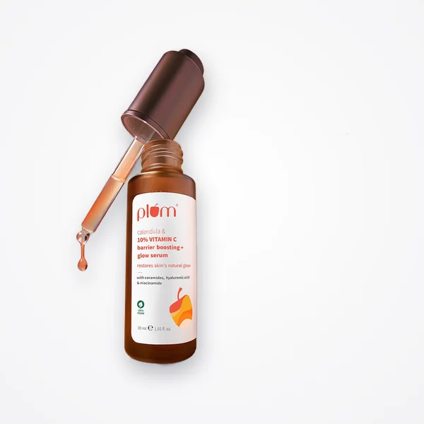 Plum 10% Vitamin C & Calendula Barrier Boosting + Glow Serum