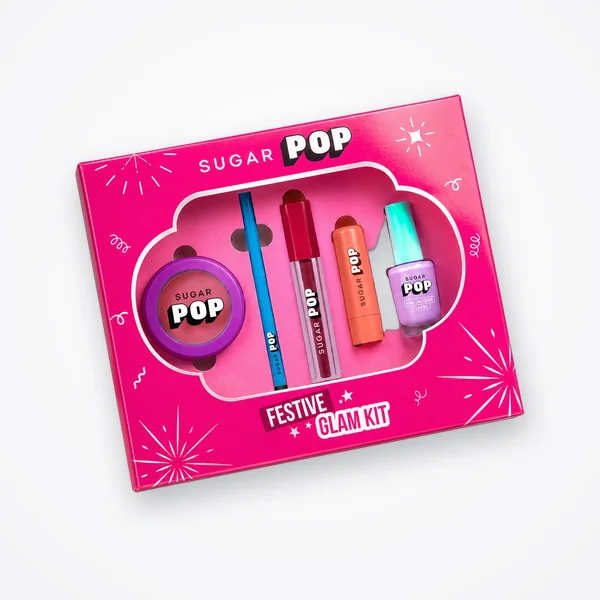 SUGAR POP Festive Glam Kit (5 Makeup Essentials)