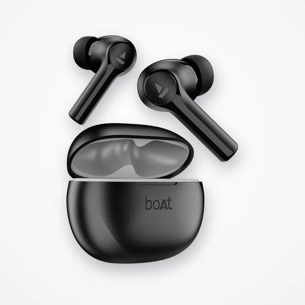 boAt Airdopes Supreme Wireless Earbuds (50H Playback, AI ENx, Spatial Audio) - Classic Black