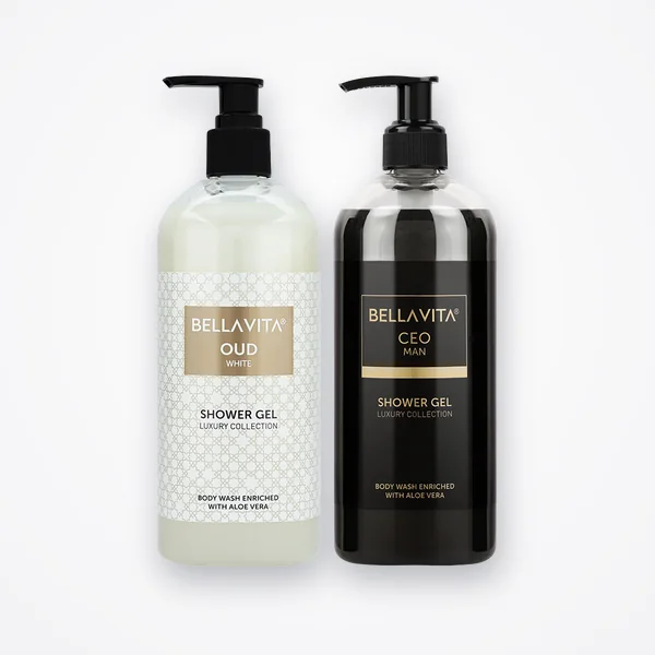 Bella Vita CEO Man and White Oud Shower Gel Combo (500ml Each)