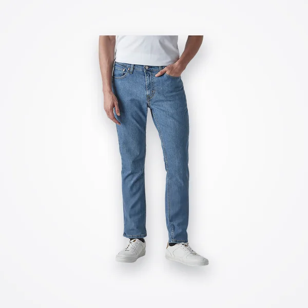 Levi's Men's 511 Blue Slim Fit Mid Rise Jeans
