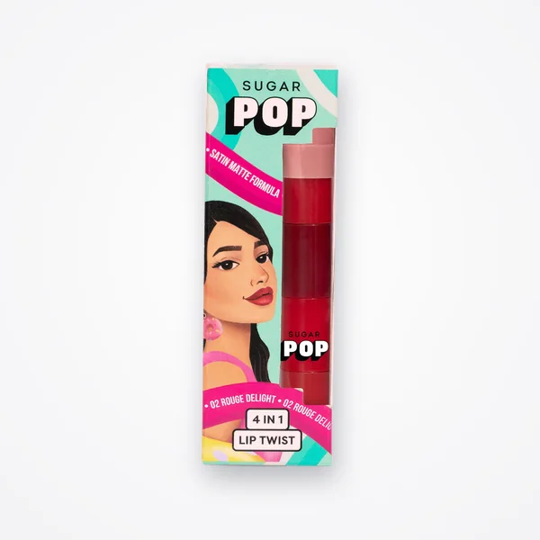 SUGAR POP 4 in 1 Lip Twist - 02 Rouge Delight