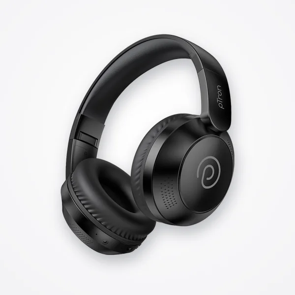 pTron Studio Evo 70hrs Playtime Wireless Over Ear Headphones with HD Mic