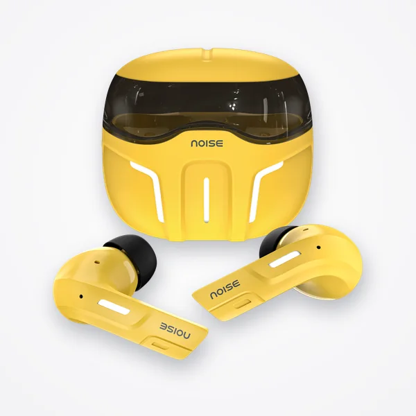 Noise Buds Trooper Truly Wireless Earbuds - Fiery Yellow