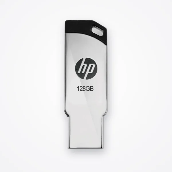 HP v236w 128GB USB 2.0 Flash Drive/Pen Drive, Metal Silver