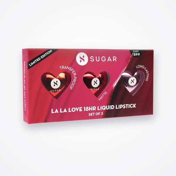 SUGAR La La Love 18HR Liquid Lipstick Set