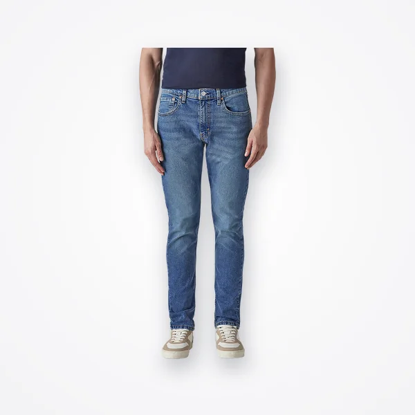 Levi's Men's 512 Dark Indigo Slim Tapered Fit Mid Rise Jeans