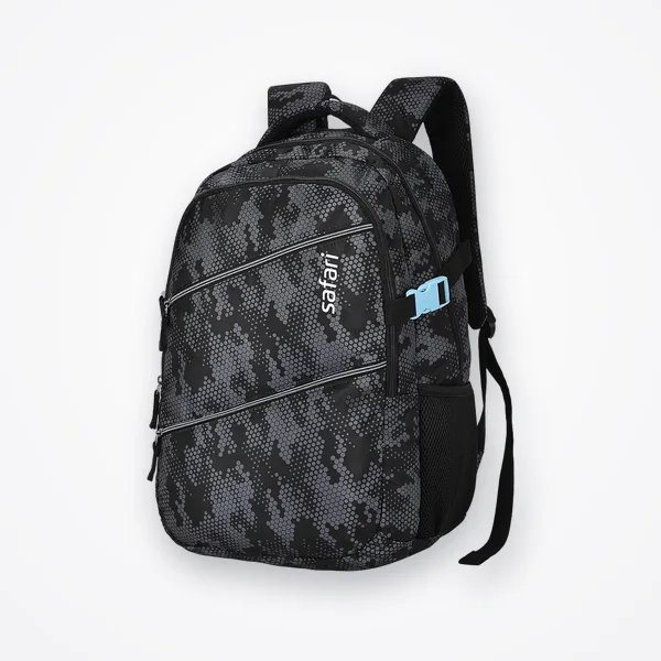 Safari Omega Plus Casual Laptop Backpack, 2 compartments, Raincover, Organizer