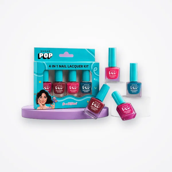 SUGAR POP 4 in 1 Nail Lacquer Kit 03 Radiant Rainbow