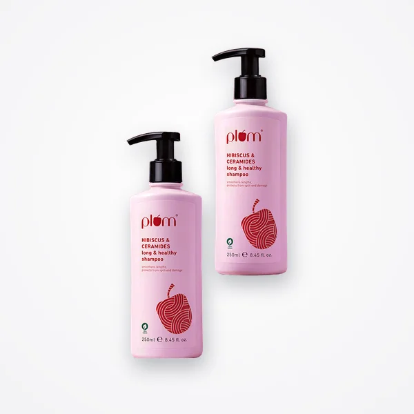 Plum Hibiscus & Ceramides Shampoo for Dry & Damaged Hair