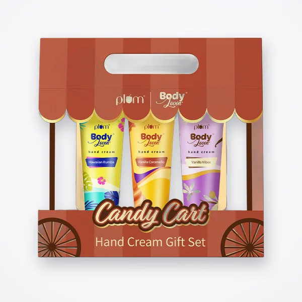 Plum Candy Cart Hand Cream Gift Set by BodyLovin'
