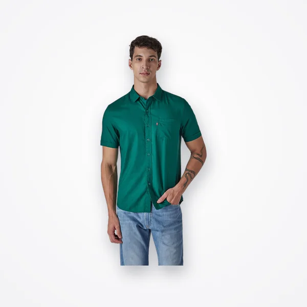 Levi's Men's Solid Button Down Collar Slim Fit Oxford Shirt