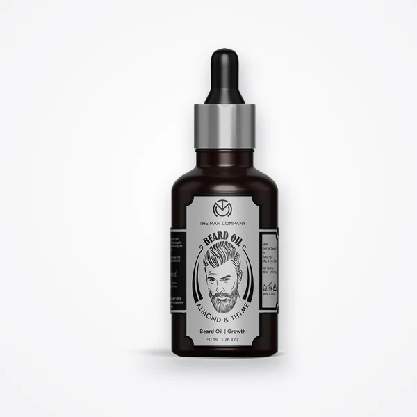 The Man Company Beard Oil - Almond & Thyme 50ml